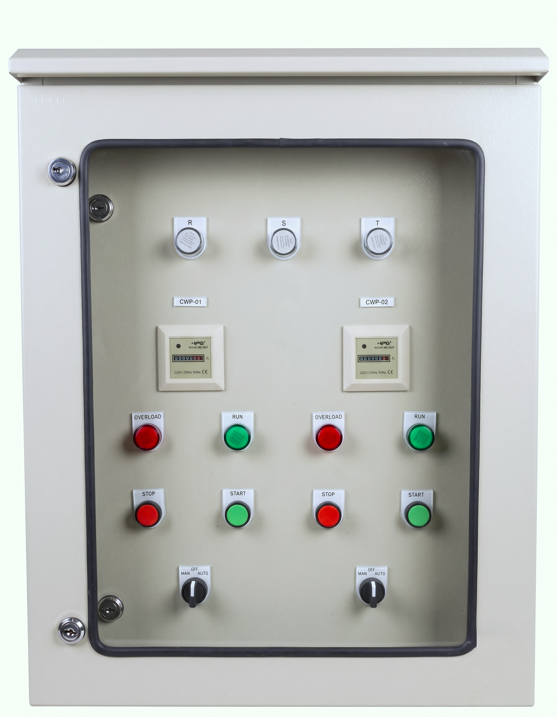 ตู้ควบคุมปั๊มโอนถ่ายน้ำ ABB OTF18092025001-4HP 220V ถังพักใต้ดิน-ดาดฟ้า