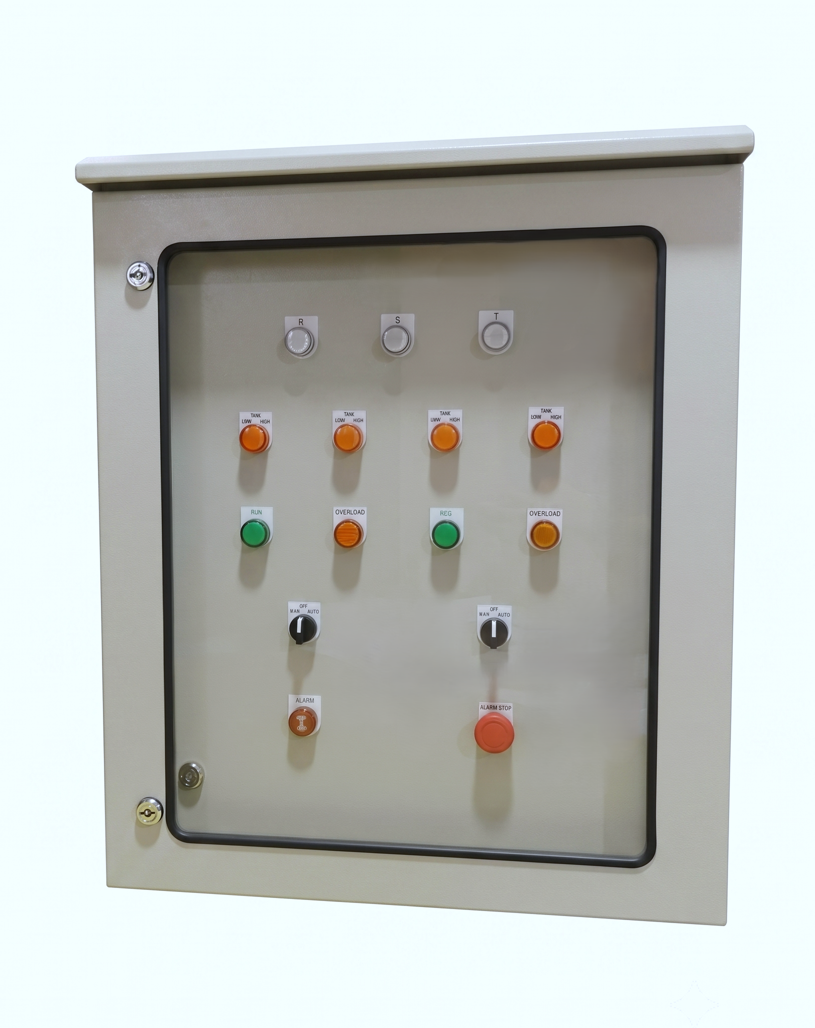 ตู้ควบคุมปั๊มโอนถ่ายน้ำ ABB OTF23022026001-1.5HP 380V ถังพักใต้ดิน-ดาดฟ้า